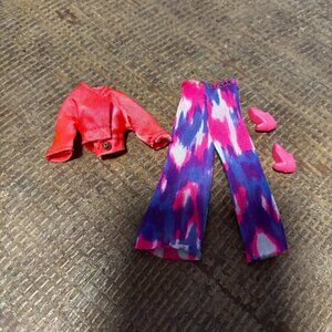 Topper Dawn Doll clothes Rock Flowers Tie Dye Bells 4054